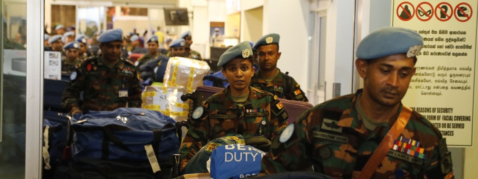 Sri Lanka Peacekeepers Return From Lebanon